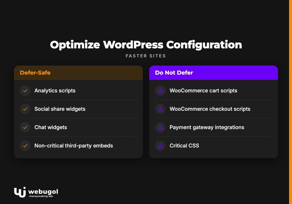WordPress speed optimization