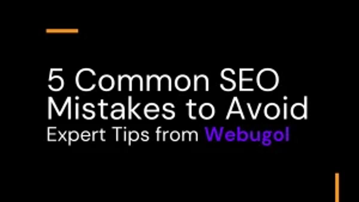 5 common SEO mistake to avoid
