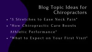 chiropractic seo