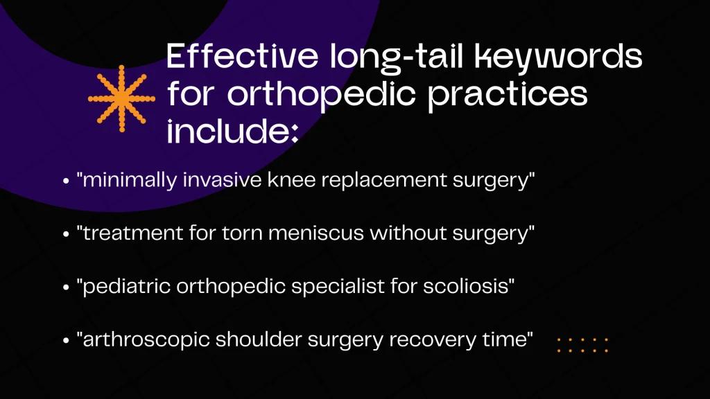 seo for orthopedics services