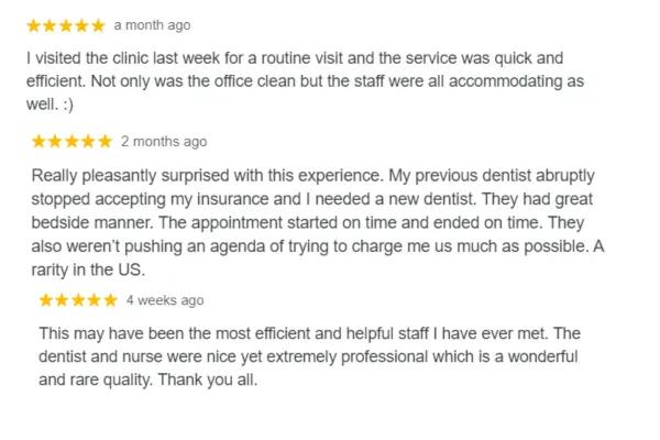 dentists local seo