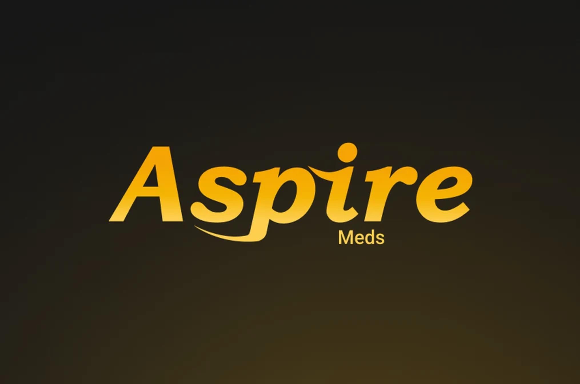 Aspire Meds — screenshot of the shipped frontend