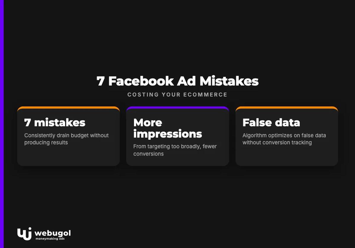 7 Facebook Ad Mistakes