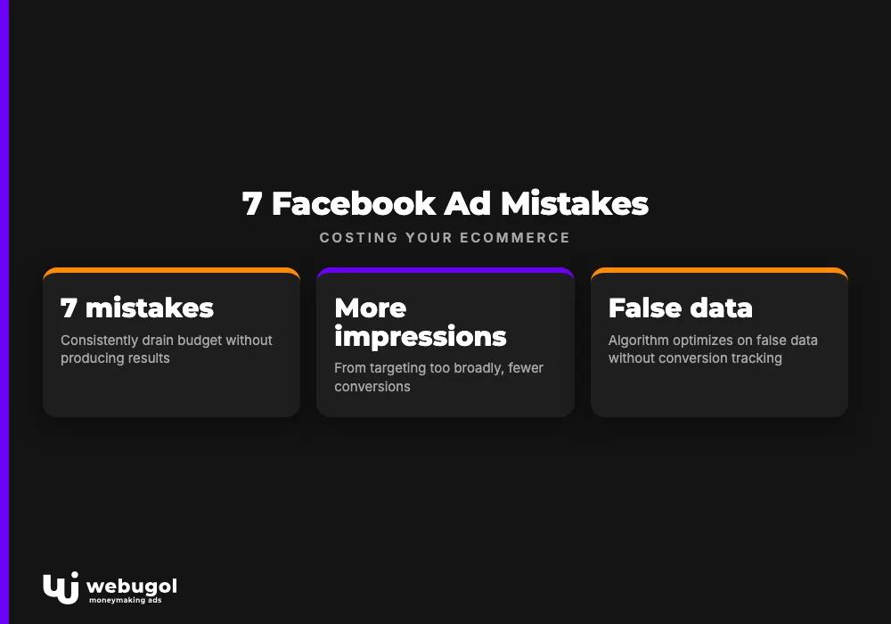 7 Facebook Ad Mistakes