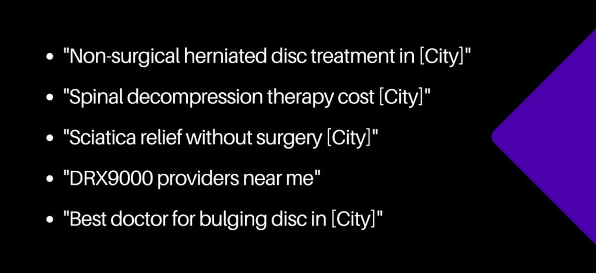 spinal decompression marketing