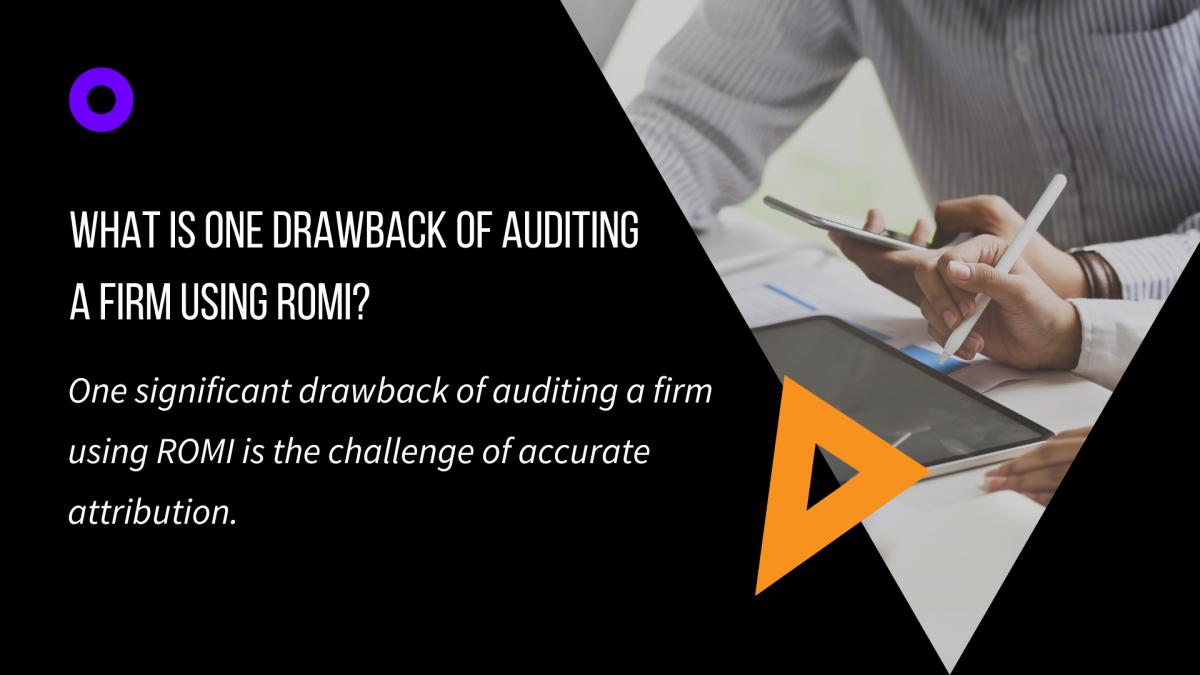 what is one drawback of auditing a firm using romi