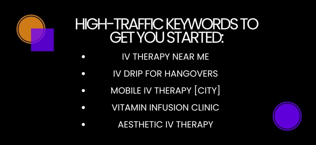 seo for IV therapy clinics