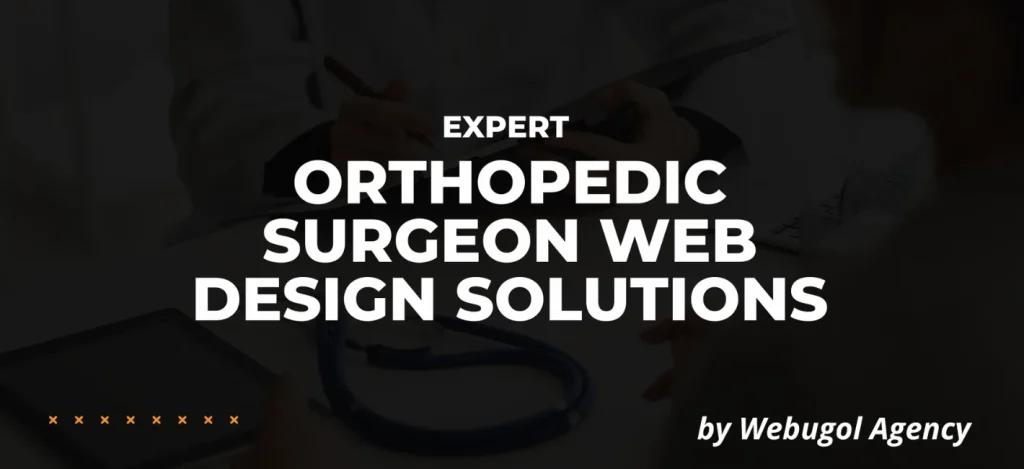orthopedic surgeon web design