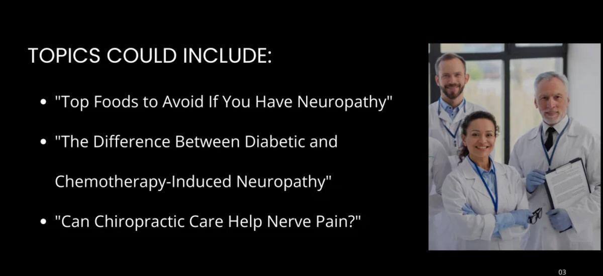 neuropathy marketing