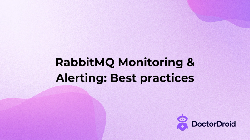 RabbitMQ Monitoring & Alerting: Best practices