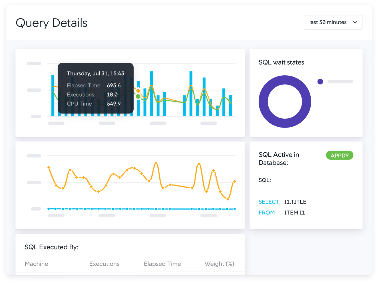 AppDynamics Database Monitoring