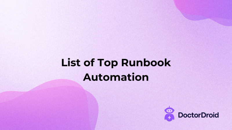 List of Top Runbook Automation