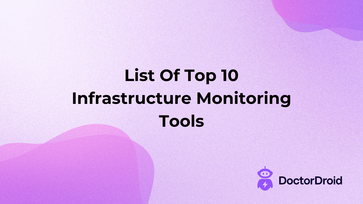 List Of Top 10 Infrastructure Monitoring Tools | Engineering Tools