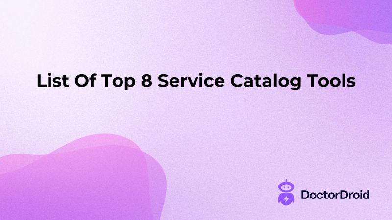 List of Top 8 Service Catalog tools