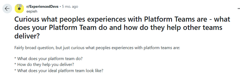 Building a Platform Team 101 | Engineering Tools