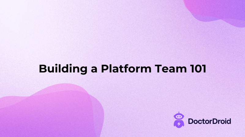 Building a Platform Team 101