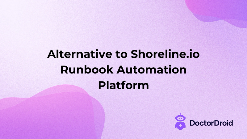 Alternative to Shoreline.io Runbook Automation Platform