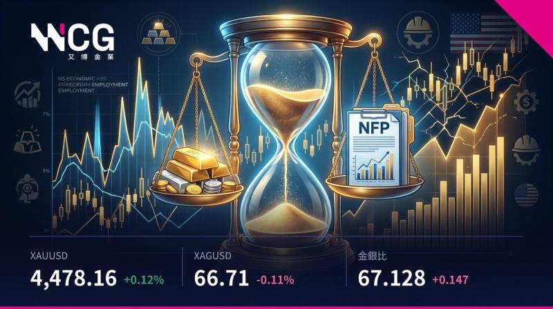 2026非農公布在即!黃金白銀突破 MA20 關鍵位?