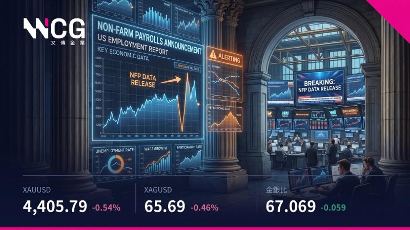 非農爆喜金價急挫！9月7日現貨黃金白銀關鍵位與行情推演 