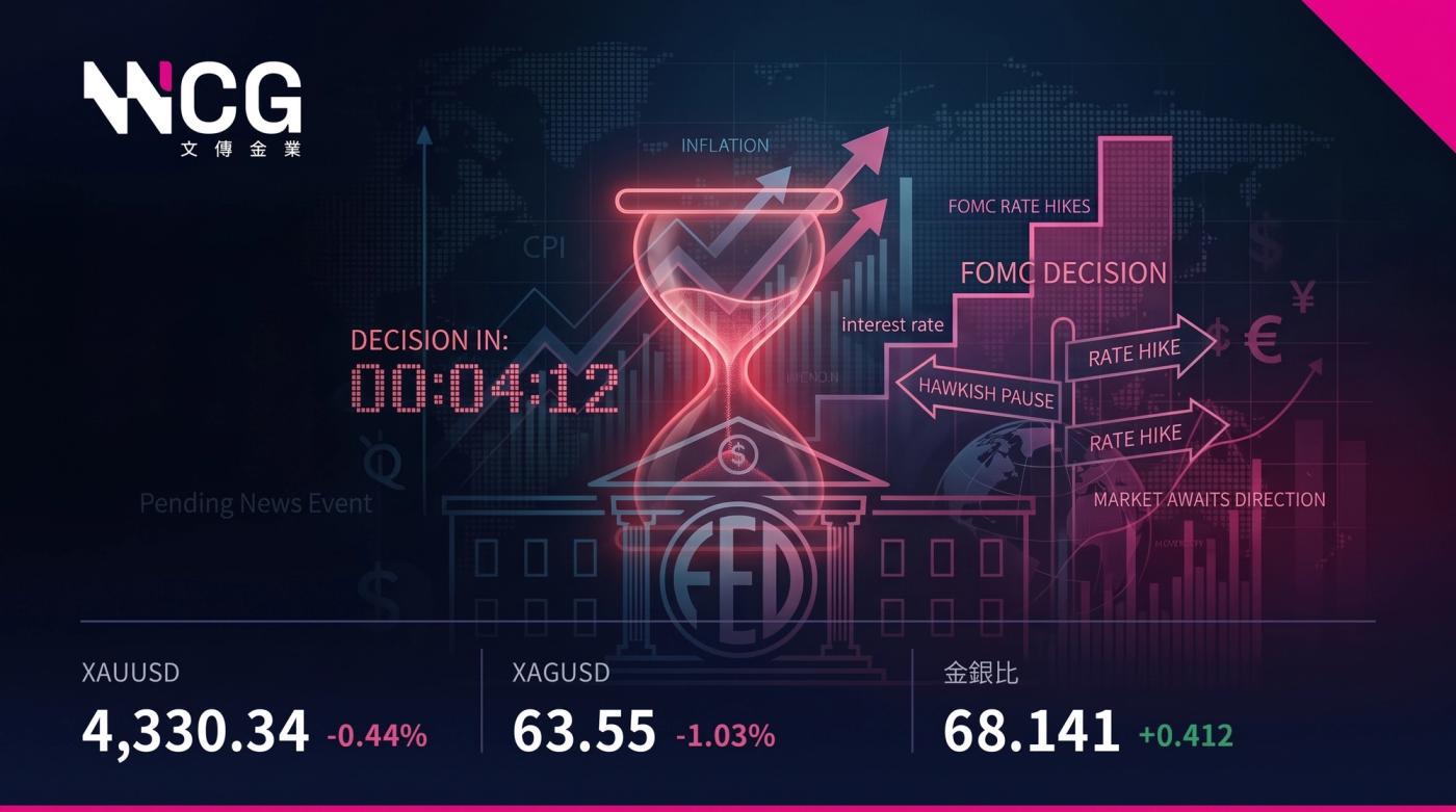XAGUSD白銀日線圖及成交量量價背離分析
