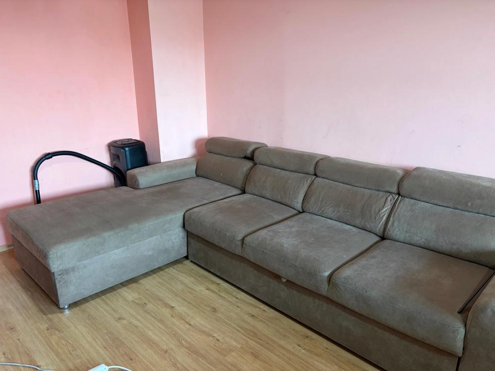 Corner Sofa Deep Cleaning & Ash Stain Removal — 1