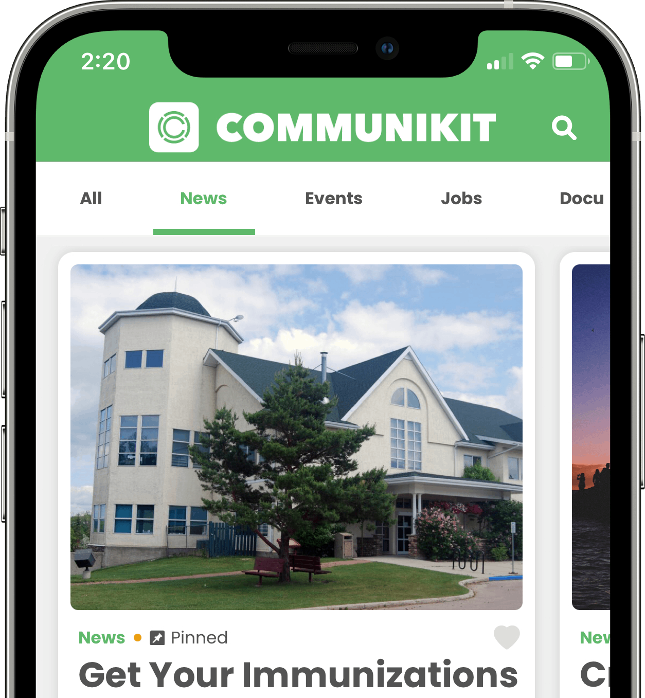 image of an iphone x