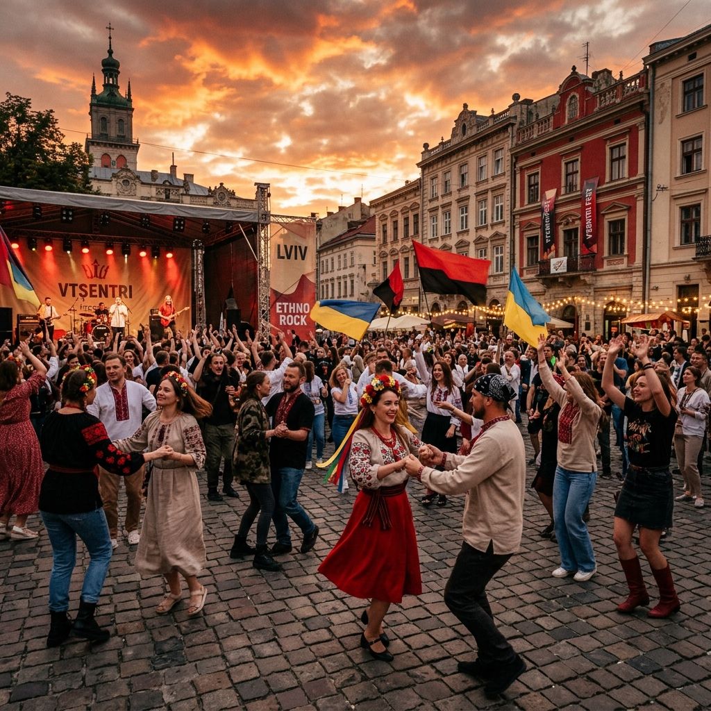 Атмосфера героїчного етно-фестивалю Країна Мрій у Львові.