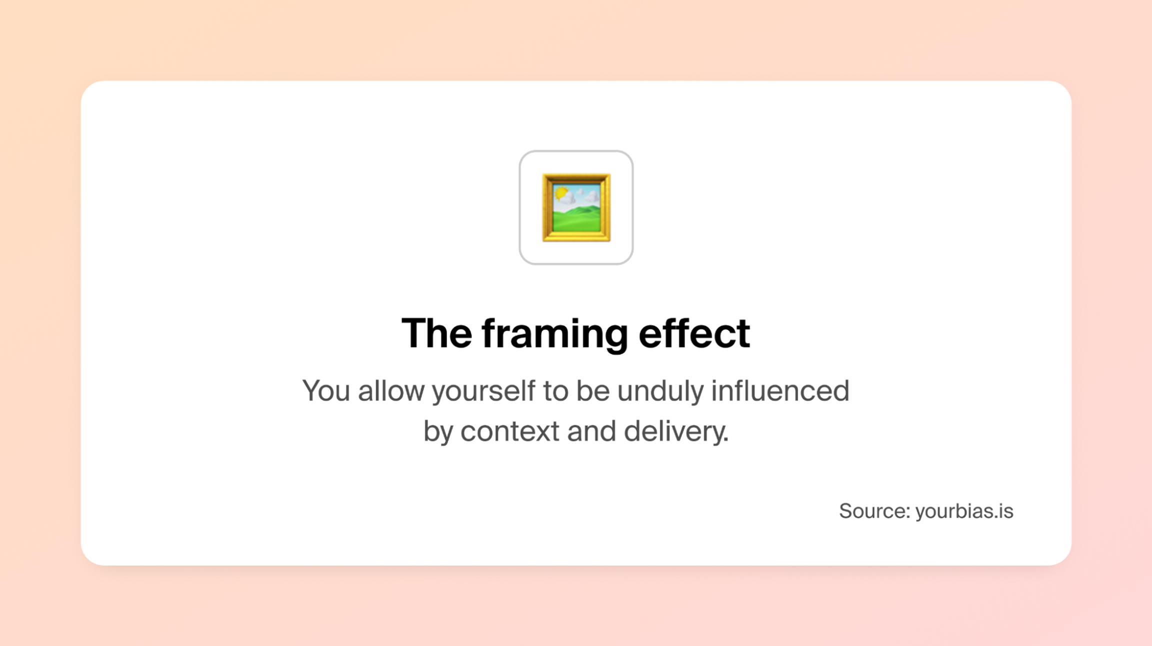 Screenshot of The Framing Effect by Sourcebias.is 