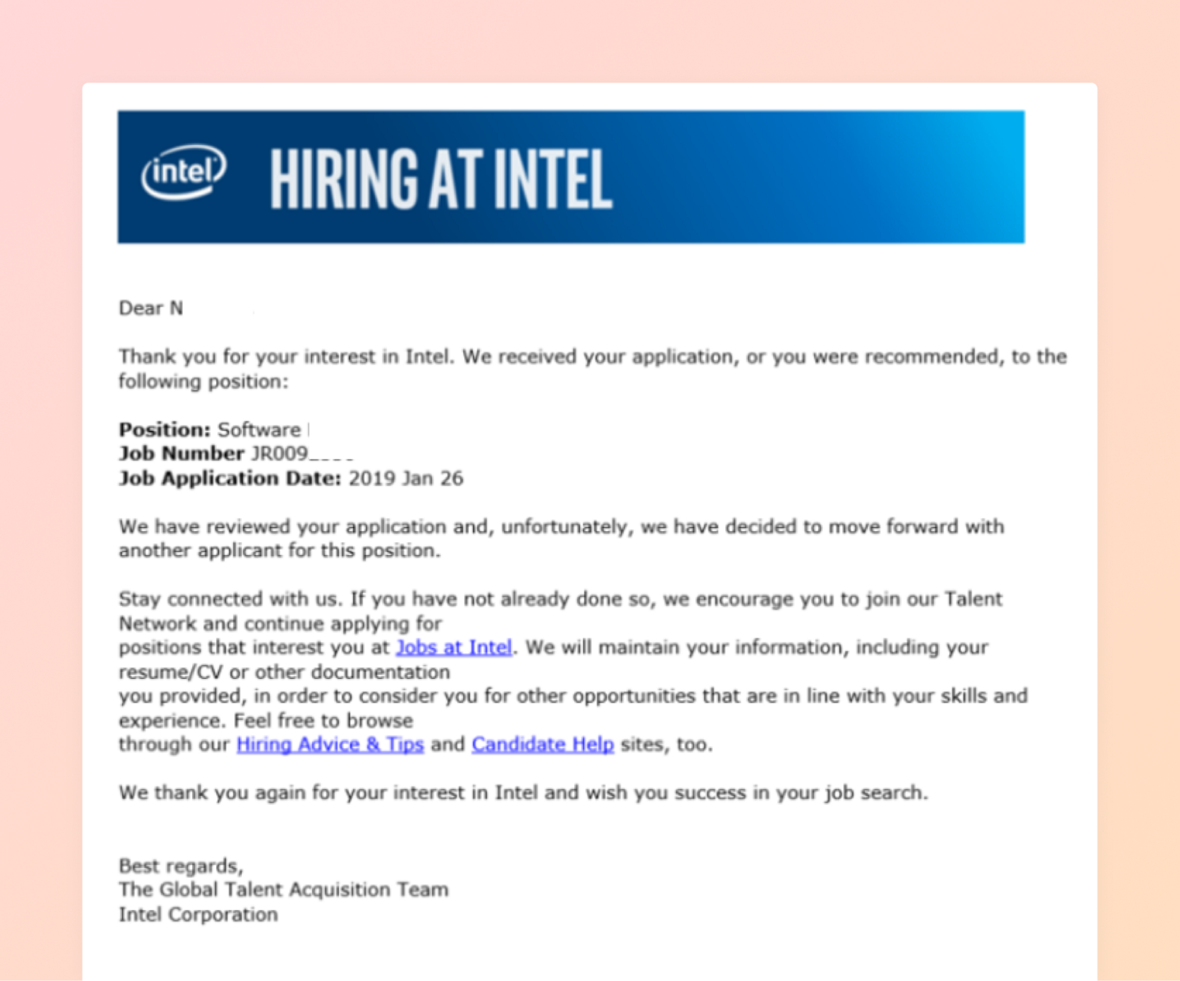 Work Rejection Email Job Rejection Emails: How to Get it Right + Sample Templates | Polymer