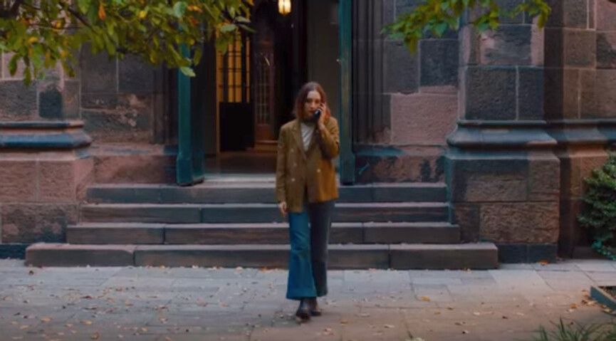 New York Church Courtyard
