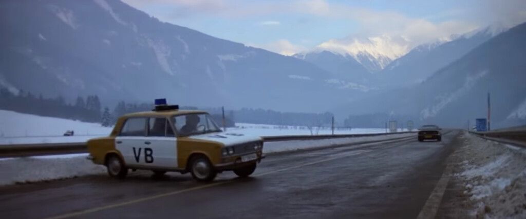 Road out of Bratislava, Czechoslovakia