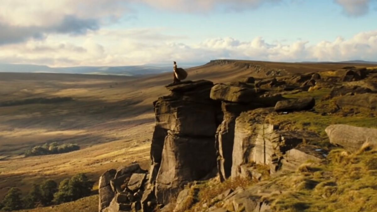 Cliffside in the Peak District