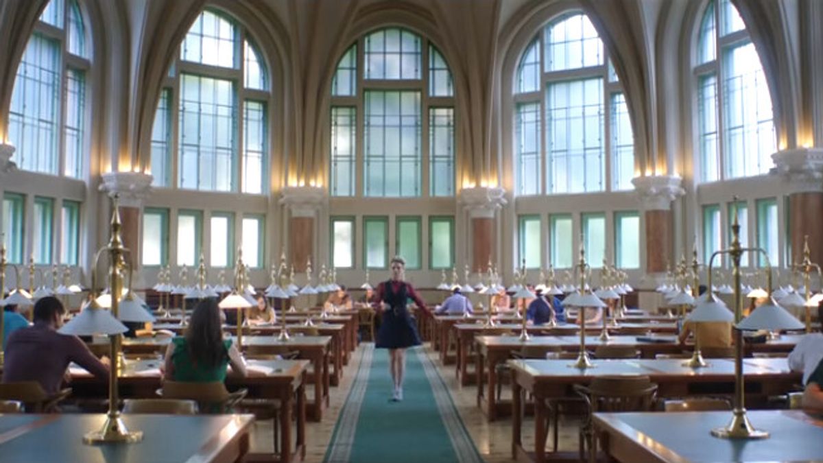 Library in Paris, Paris, France