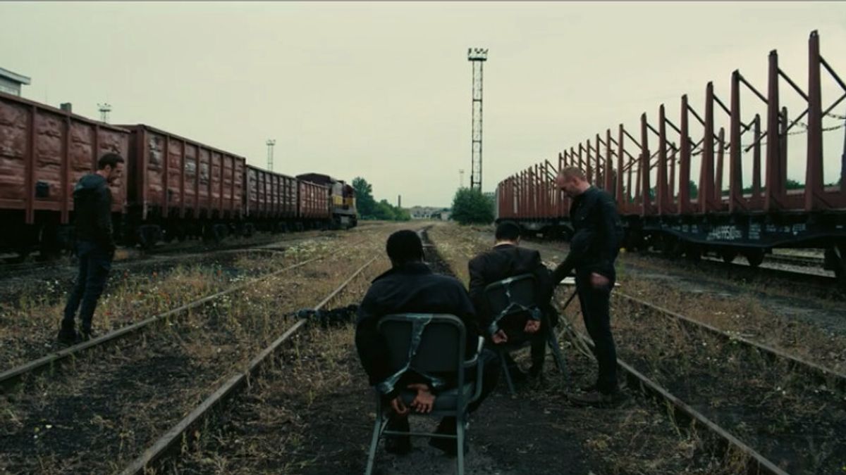Railroad tracks