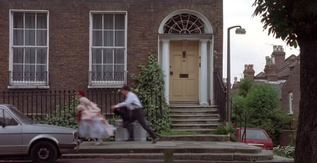 Outside Charles and Scarlett's Apartment