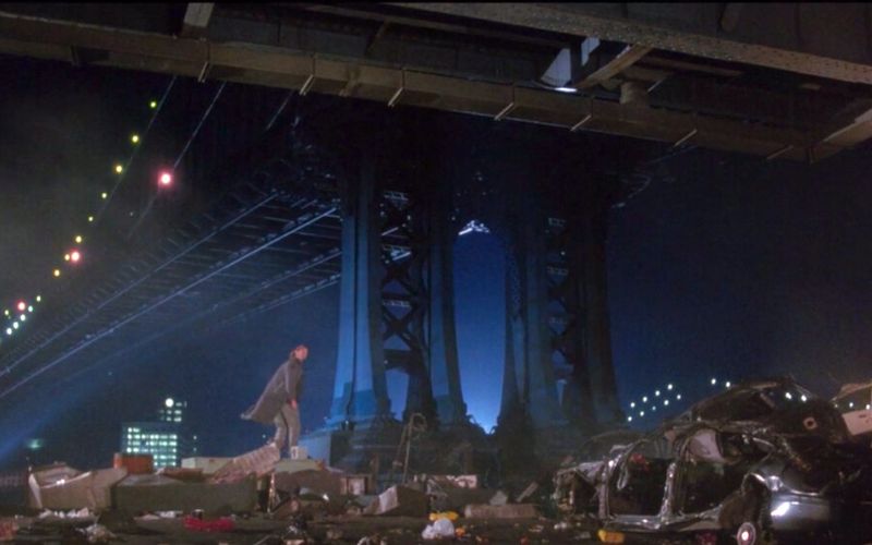 Below a New York Bridge