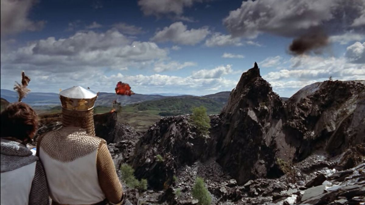 Near the Cave of Caerbannog