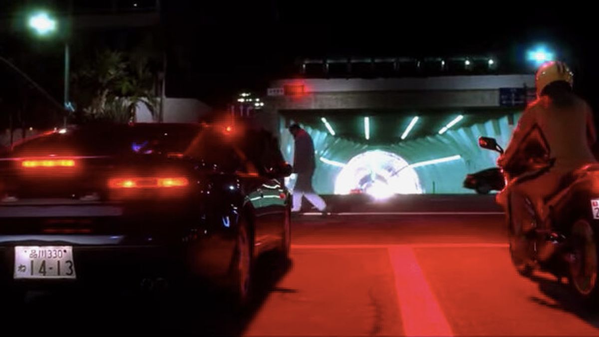 Traffic Tunnel in Tokyo