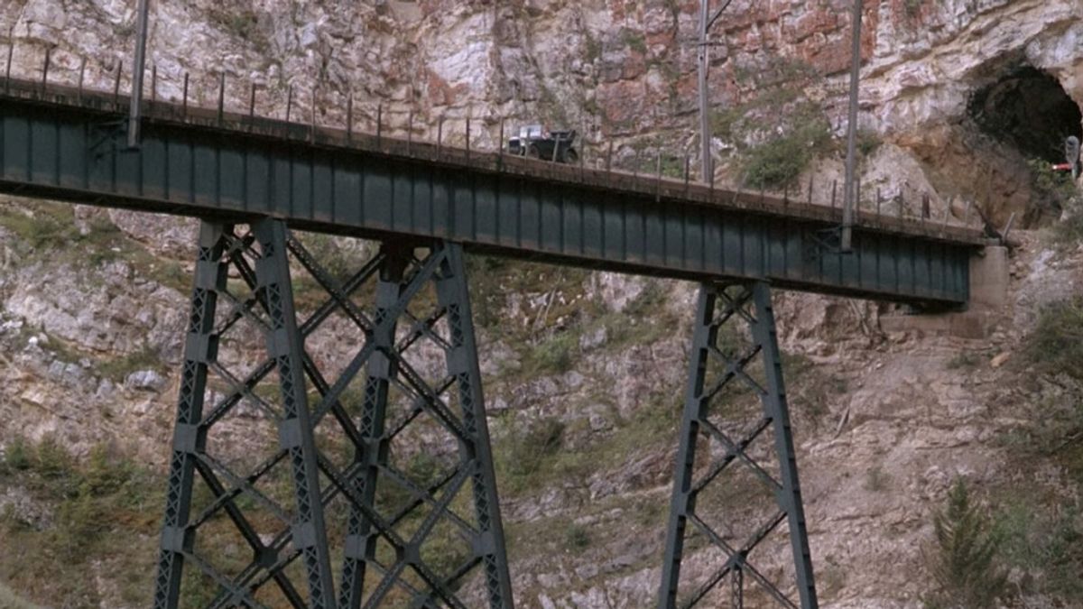 Railroad Bridge in Montana