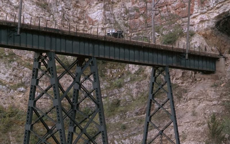 Railroad Bridge in Montana
