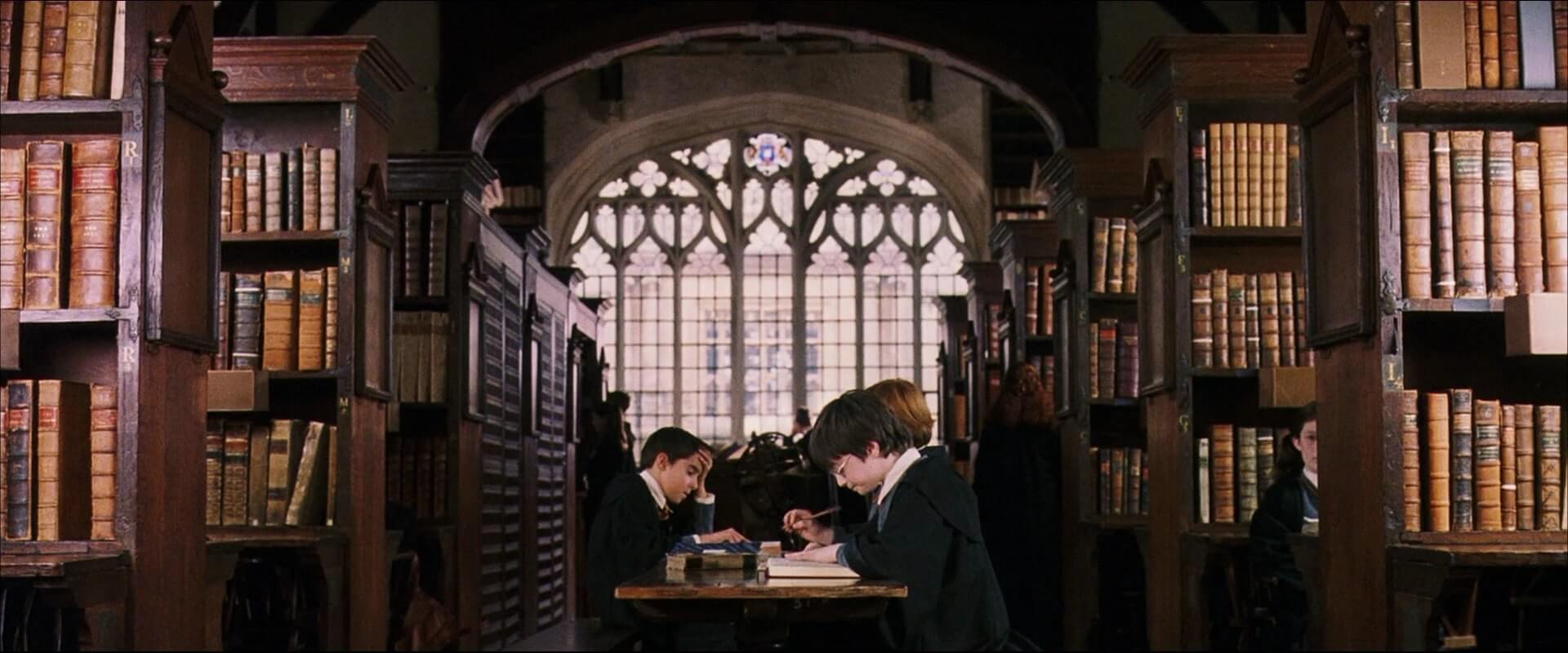 Hogwarts library