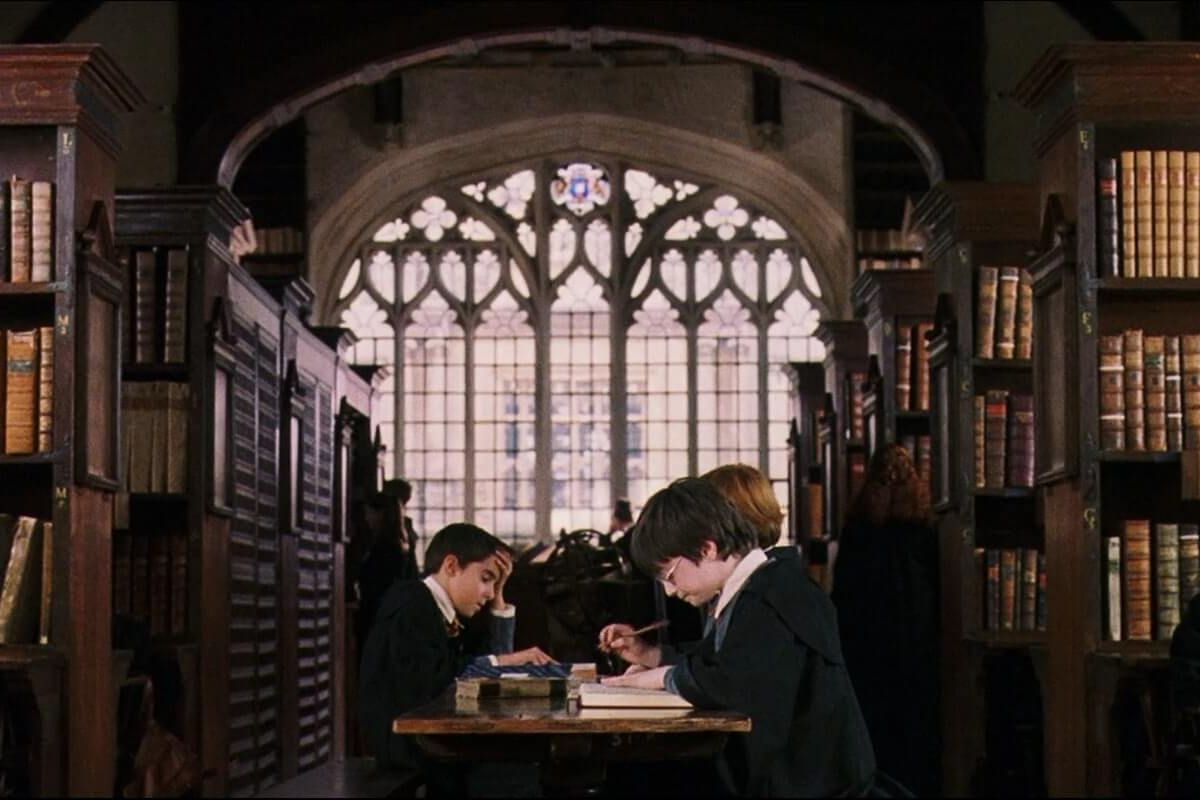 Hogwarts library