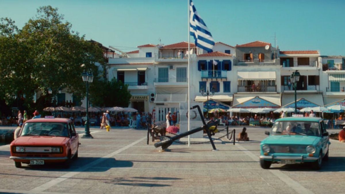 Pier in the Greek Islands