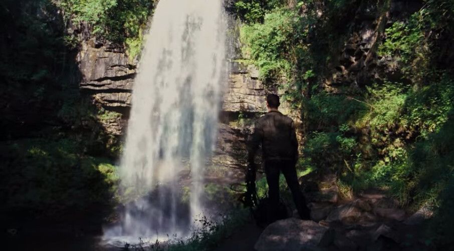Waterfall Entrance to the Batcave, Gotham
