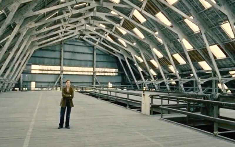 Empty Hangar Building
