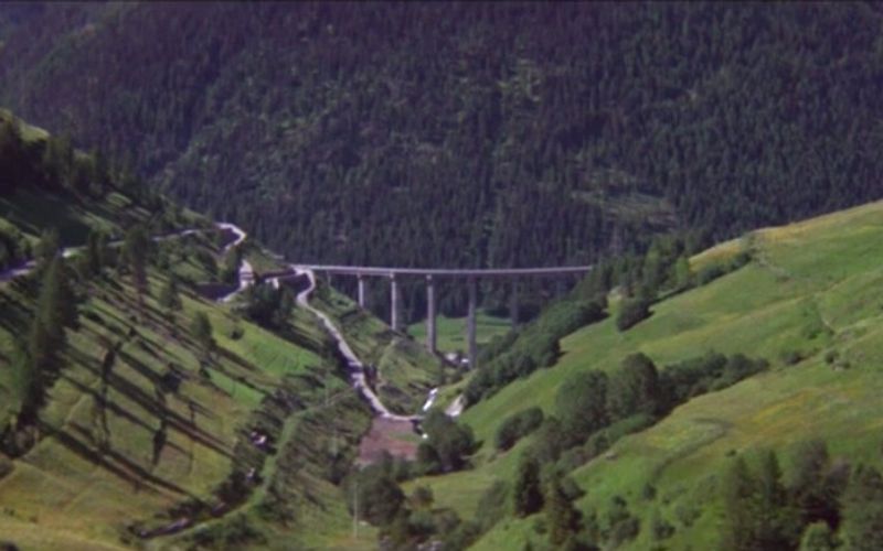 Road Above Turin in the Italian Alps, Italy