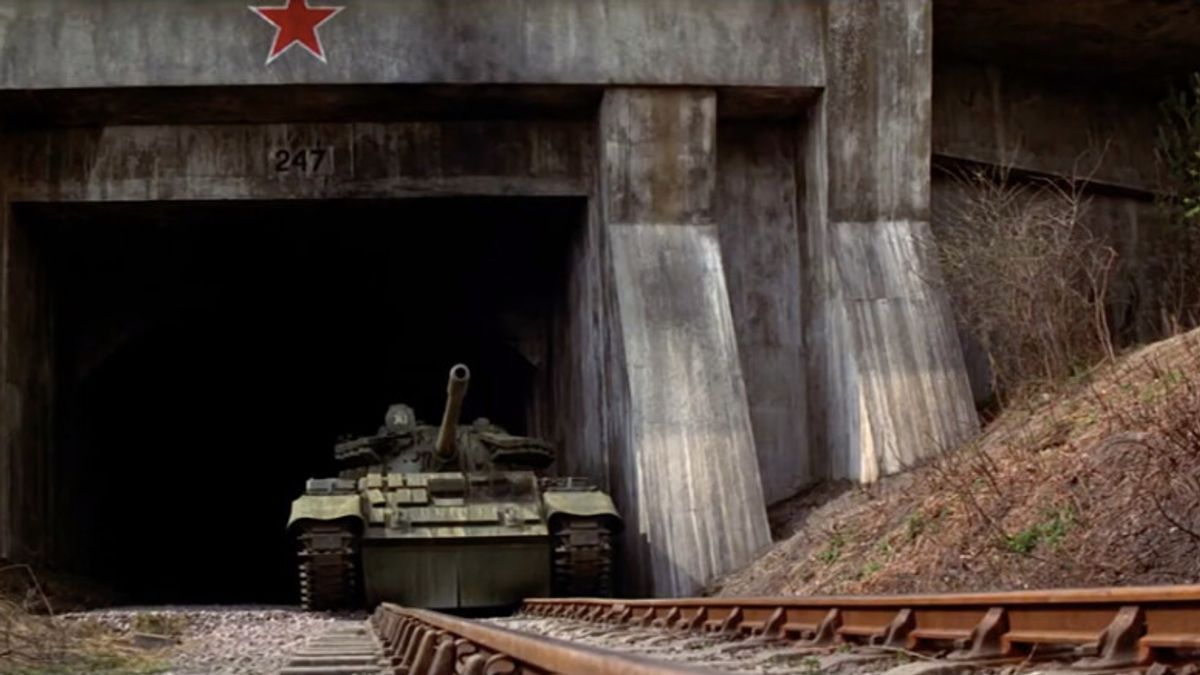 Russian Train Line