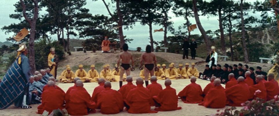 Bruce Lee's platform fight