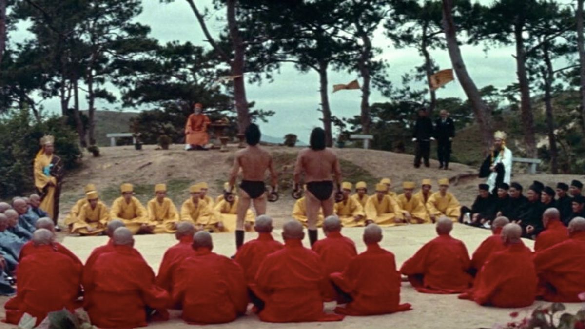 Bruce Lee's platform fight