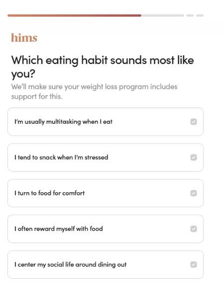 eating habits question